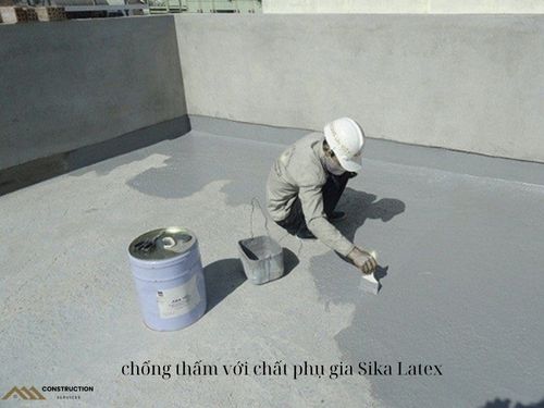 Biện pháp thi công chống thấm bằng Sika Latex