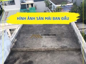 Biện pháp chống thấm sàn mái