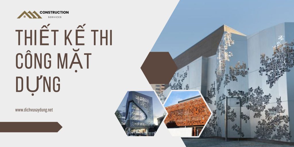 thiết kế và thi công mặt đứng tại tphcm
