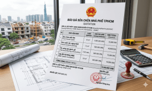 Báo giá sửa chữa nhà phố tphcm
